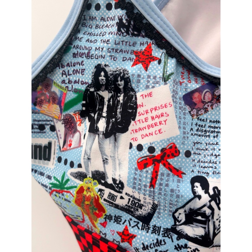 Strawberry Western Set Women‎ Size Medium Art to Wear Blue Festival - Picture 13 of 14